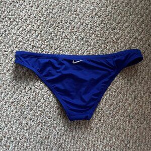 Nike bikini bottom Swimsuit Blue Size Large with Drawstring